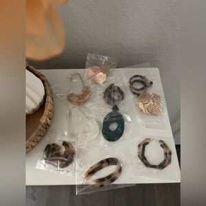 Trendy Summer Acrylic Earrings